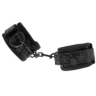 Kink - Muñequeras De Encaje Y Neopreno Ajustable Negro