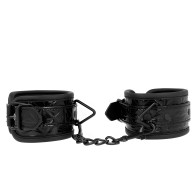 Kink - Adjustable Black Diamond Pattern Wrist Restraints