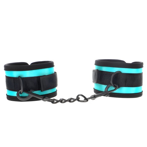 Kink Adjustable Wrist Restraints Black-Blue