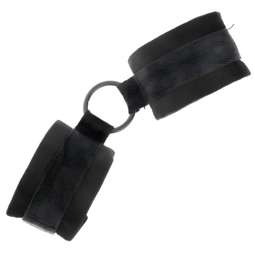 Kink - Muñequeras 25 Cm Para Principiantes Con Anilla 4 Cm Negro Ajustable