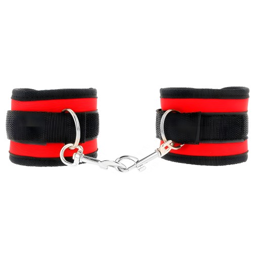 Kink Muñequeras Ajustables Rojo-Negro