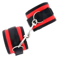 Kink Wrist Restraint Adjustable Handcuffs Red-Black