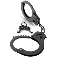 Fetish Fantasy Series - Black Metal Handcuffs