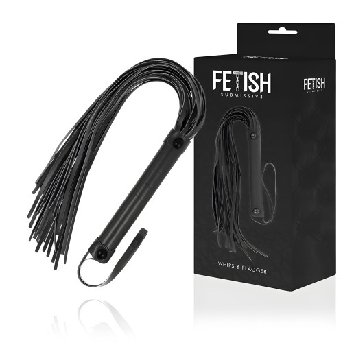 Fetish Submissive Vegan Leather Whip - Control & Pleasure