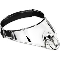 Metal Hard Slave Collar with Lock