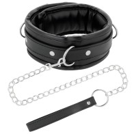 Darkness Soft Leather Collar