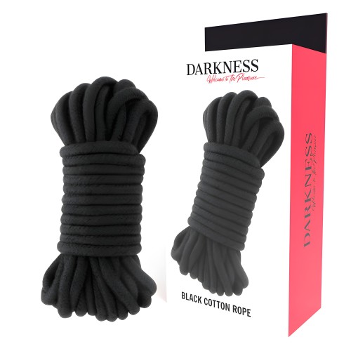Darkness Japanese Cotton Rope 10m Black
