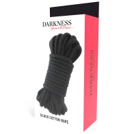 Darkness Japanese Cotton Rope 10m Black