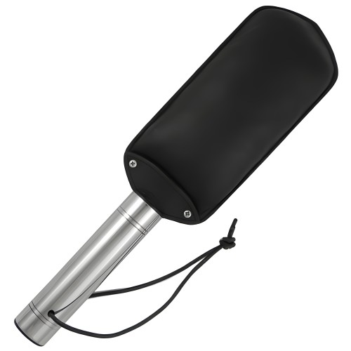 Metal Hard Original Leather and Metal Paddle