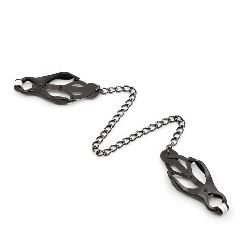 Ohmama Japanese Nipple Clamps with Black Chain