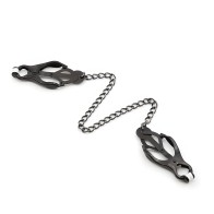 Ohmama Japanese Nipple Clamps with Black Chain