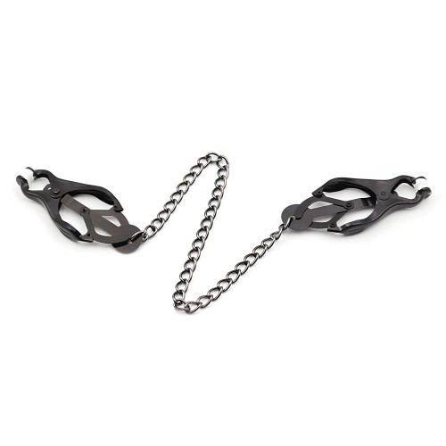 Ohmama Japanese Nipple Clamps with Black Chain