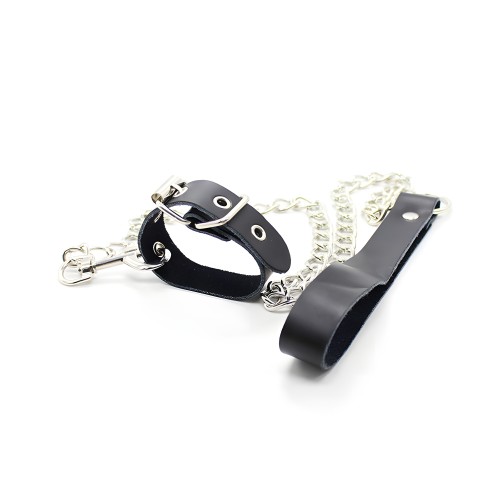 Ohmama Fetish Penis Collar and Leash
