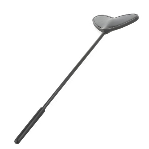 Kink - Heart-Shaped Paddle Black 33 x 10 cm