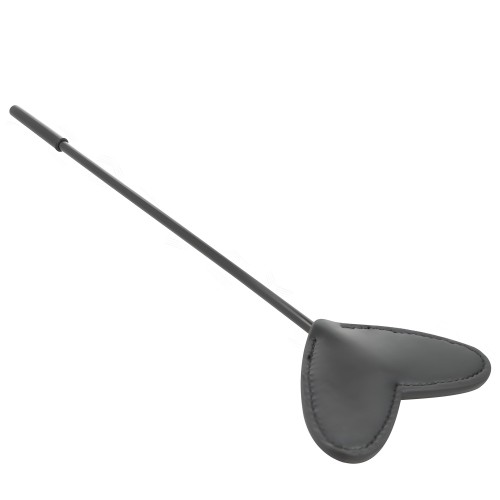 Kink - Heart-Shaped Paddle Black 33 x 10 cm