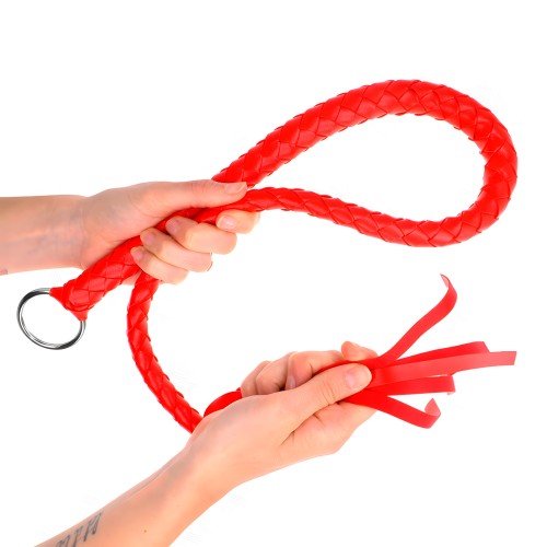 Kink - 65 cm Red Hand Ring Snake Whip
