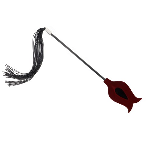Kink Silicone Rose Shaped Whip