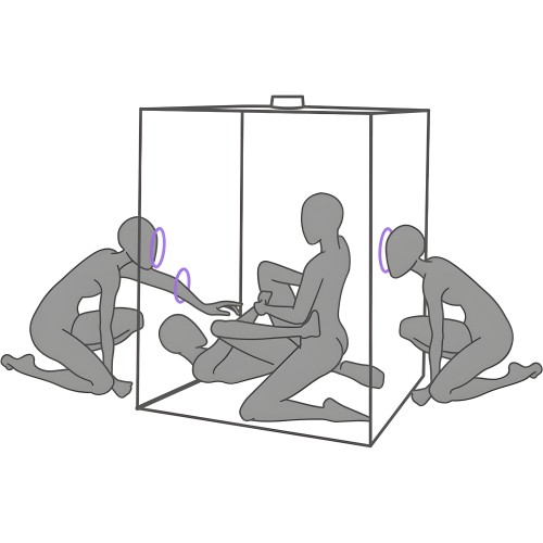 Secret Dome Kink Club Scandale Cabin Purple