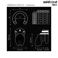 Jaula Para Pene Obsidian Hold Talla M