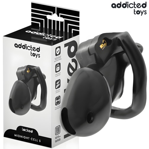 Addicted Toys Locked - Mindnight Cell Jaula Para Pene Talla S 4.8 Cm