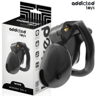 Addicted Toys Locked - Mindnight Cell Jaula Para Pene Talla S 4.8 Cm