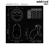 Addicted Toys Locked - Mindnight Cell Penis Cage Size S 4.8 Cm
