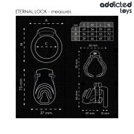 - Eternal Lock Jaula Para Pene 9 Cm