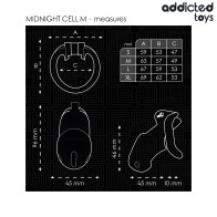 Addicted Toys Mindnight Cell Jaula Para Pene - Talla M