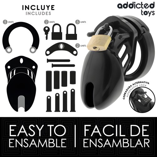 Addicted Toys Jaula Para Pene Obsidian Hold Talla S