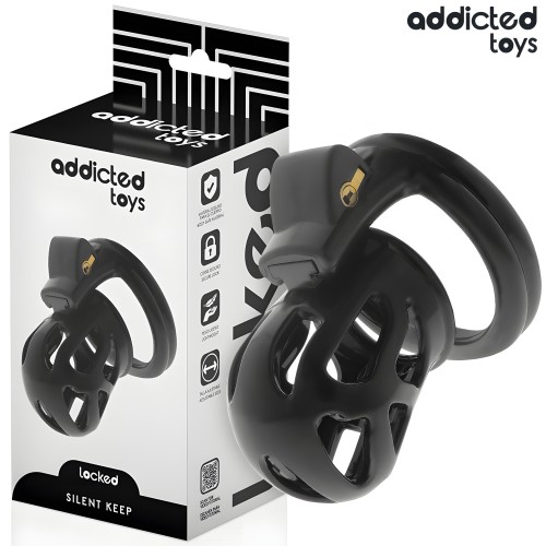 Addicted Toys Locked Silent Keep Penis Cage 7.5 cm