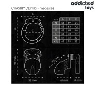 - Chastity Depths Jaula Para Pene 7,5 Cm