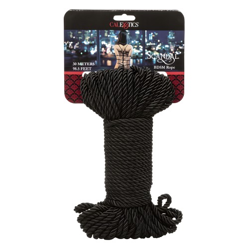 Calexotics - Scandal Cuerda Bondage Negra 30 M