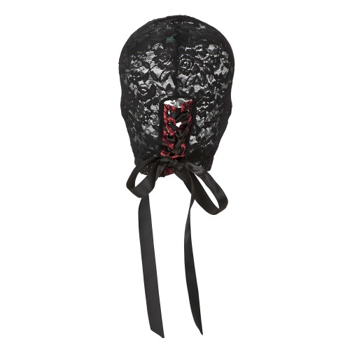 Calexotics Scandal Black Lace Hood with Bow