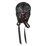 Calexotics Scandal Black Lace Hood with Bow