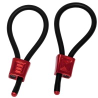Electrastim Prestige Electra Loops Adjustable Penis Rings Red