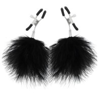 Darkness Nipple Clamps with Pom Poms 2
