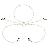 Ohmama - 4 Nipple Clamps with Chain Collar