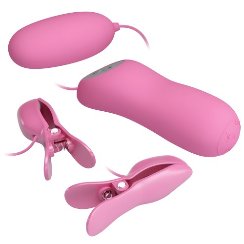 Pretty Love Adjustable Vibrating Nipple Clips