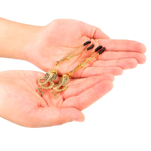 Kink - Pinzas Para Pezones Con Colgante De Cobra 6 Cm