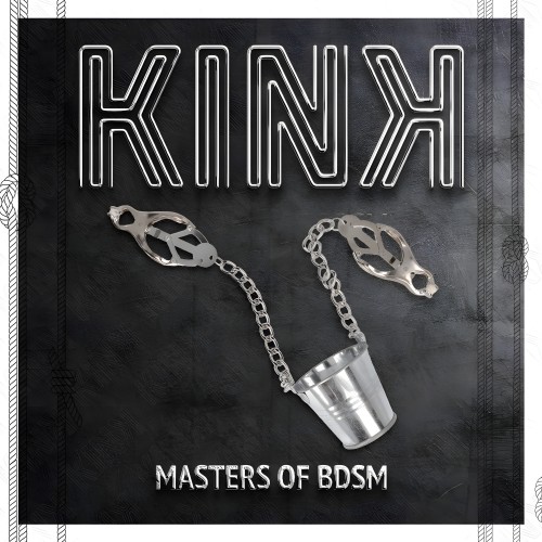 Kink Nipple Clamps with Silver Cube