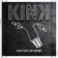 Kink Nipple Clamps with Silver Cube