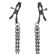 Calexotics Euphoria Nipple Clamps with Chain
