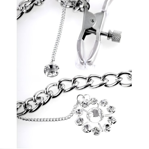 Fetish Fantasy Nipple Clamps with Chain