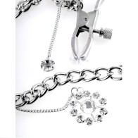 Fetish Fantasy Nipple Clamps with Chain