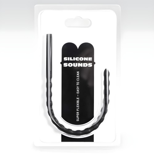 All Black Urethral Silicone Probe