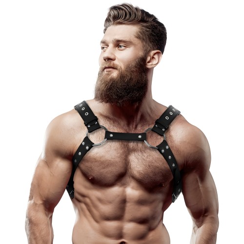 Fetish Submissive Attitude Eco-leather Chest Harness