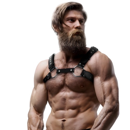 Fetish Submissive Attitude Eco-leather Chest Harness