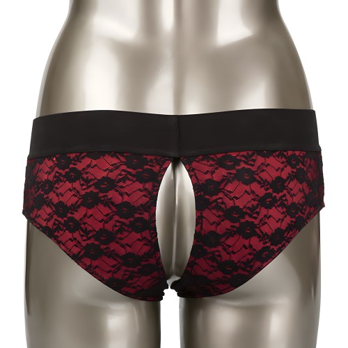 - Scandal Set De Braguitas Sin Entrepiernas Con Dildo Talla S/M