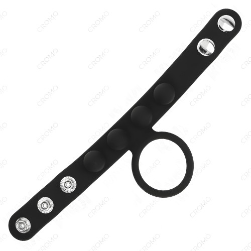 Kink Penis Ring - Leather with Pressure Closure