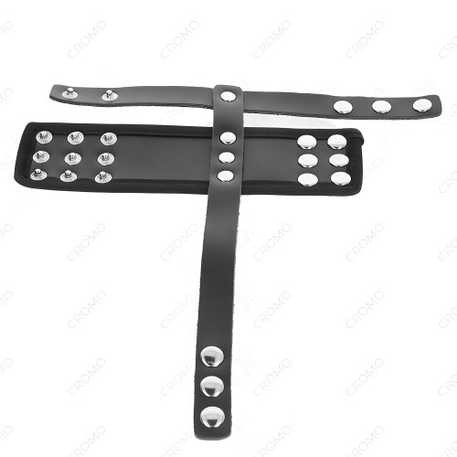 Kink - Anillo Jaula Pene Cuero Con Correa Divisoria De Bolas Recubierto Aju